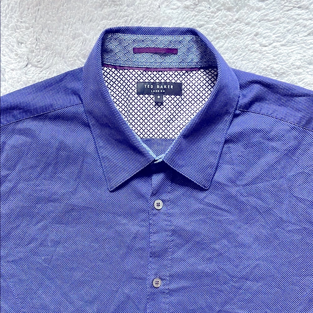 Ted Baker Men's Purple Shirt